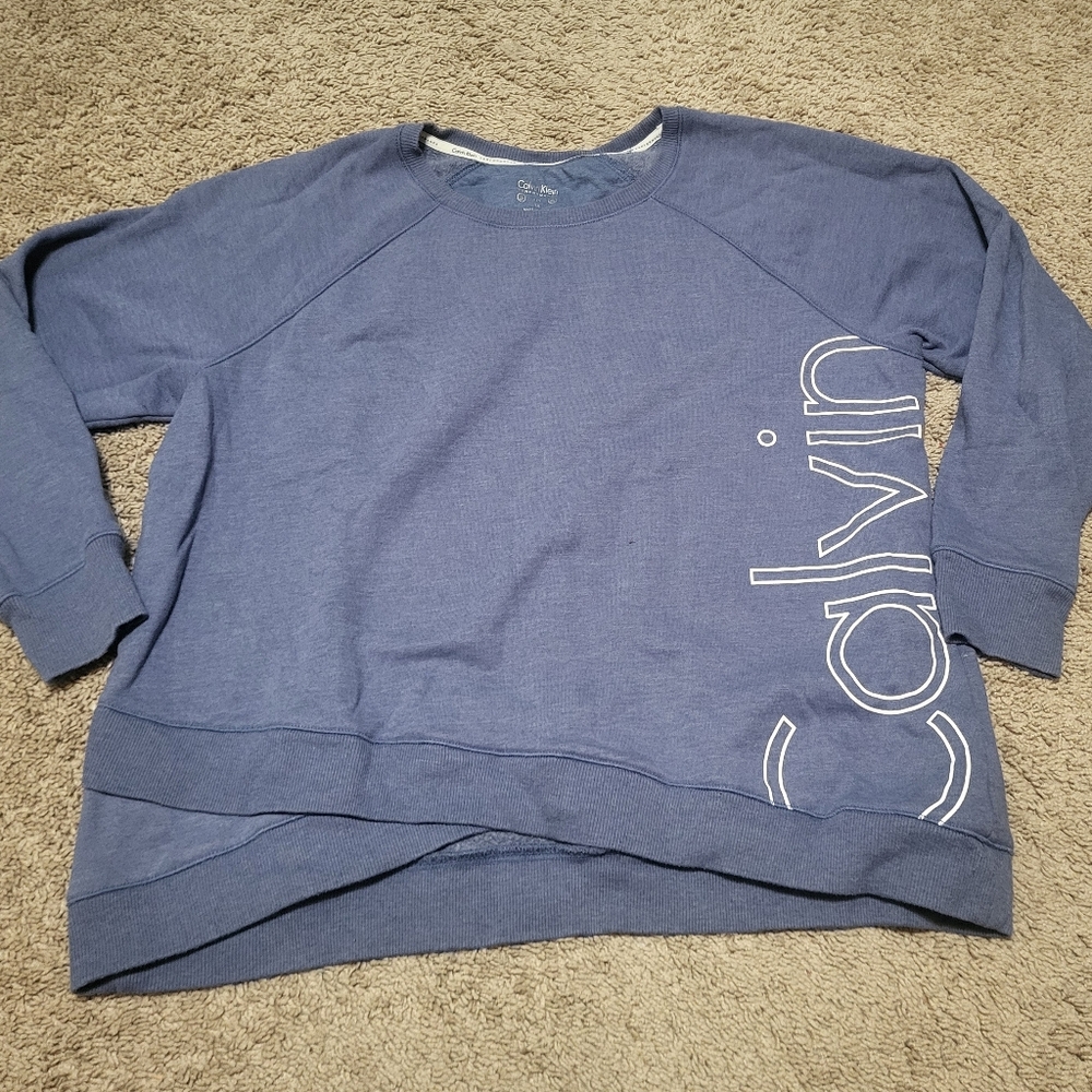 Calvin Klein Blue 1X Sweatshirt